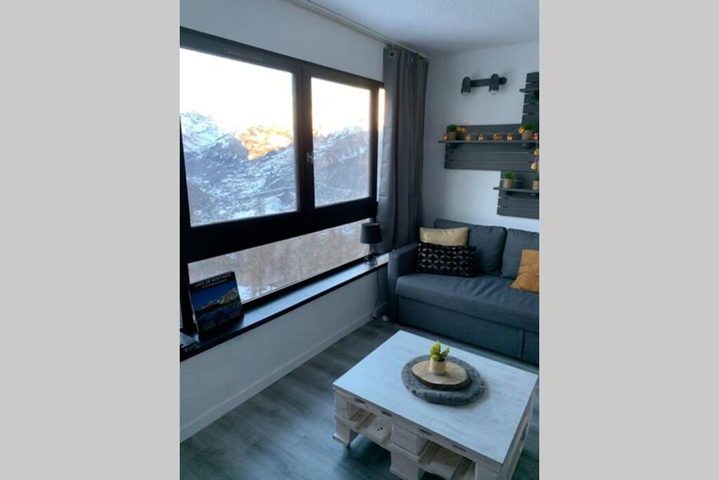 Studio 1600 Pied Des Pistes Avec Magnifique Vue Puy-Saint-Vincent Exterior photo